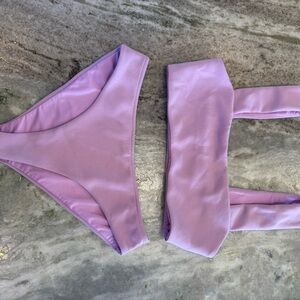 Superdown Lilac Bikini Set